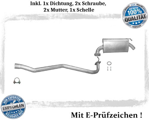 Auspuffanlage für mazda - auspuffanlage,