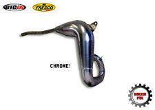 PASST KAWASAKI KMX200 KMX 200 AUSPUFF BIG ONE CHROM VORNEROHR + KOSTENLOSE DICHTUNG