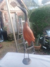 Vogel Figur Metall Rost Deko