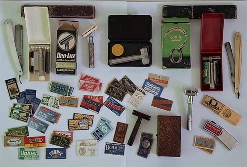 Sammlung alter rasierer - sammlung,