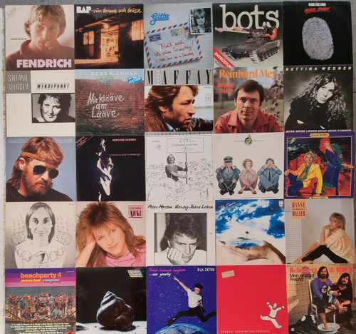 25x vinyl deutsch - deutsch, pop