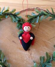 Marienkäferchen Jahreszeitentisch Wollfilz , Handarbeit, Geschenkidee, Talisman 