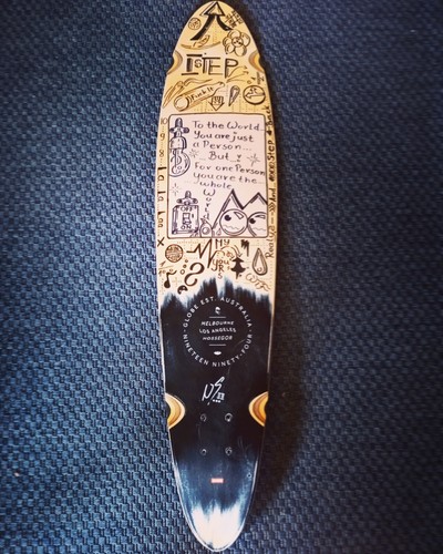 Longboard deck globe pinner - deck,