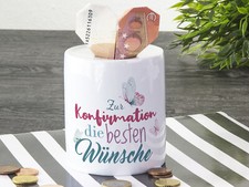 Spardose zur Konfirmation für