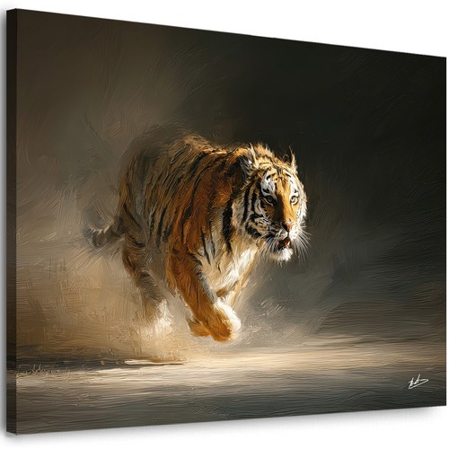 Xxl leinwand bild tiger - leinwand, natur