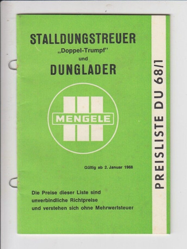 Preisliste stalldungstreuer - preisliste,