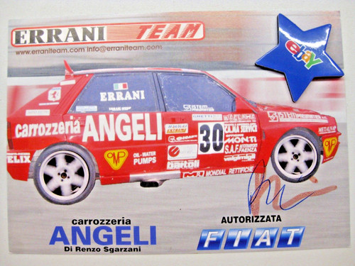 Orig autogrammkarte rallye - autogrammkarte,