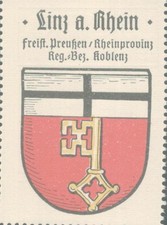 Linz am Rhein / Reklamemarke Kaffee Hag - Wappen - Ortswappen (55)