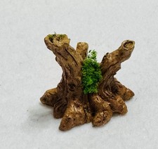 Stamm Baumstumpf Baum Garten Landschaft Miniatur Figuren Harz Deko DIY (27)