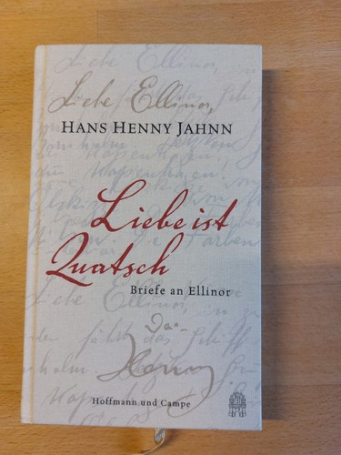 Hans henny jahnn liebe ist - hans,