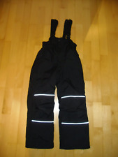 Grinario Sports Skihose Schneehose Gr. 128 Mädchen Jungs schwarz