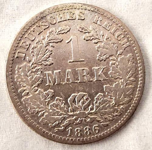 Reichs mark von 1886 - mark,