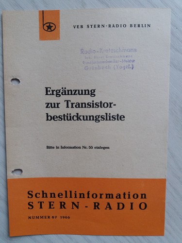 Schnellinformation ddr - schnellinformation,