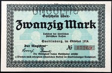 Quedlinburg 1918 mark - 20,