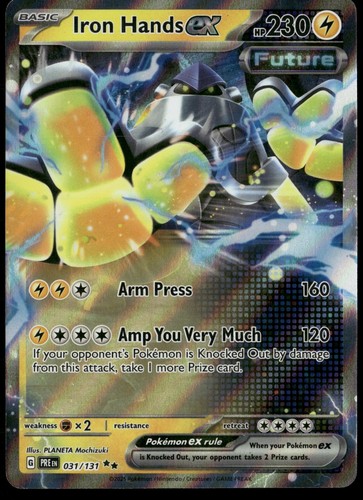 Pokemon iron hands sv - iron, ex