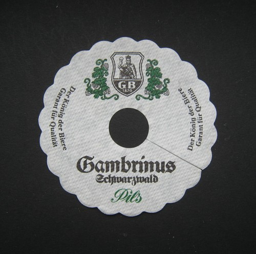 Gambrinus pilsdeckchen coaster - gambrinus,