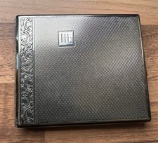 Vintage - Alpacca Silber Zigarettenetui – innen vergoldet?