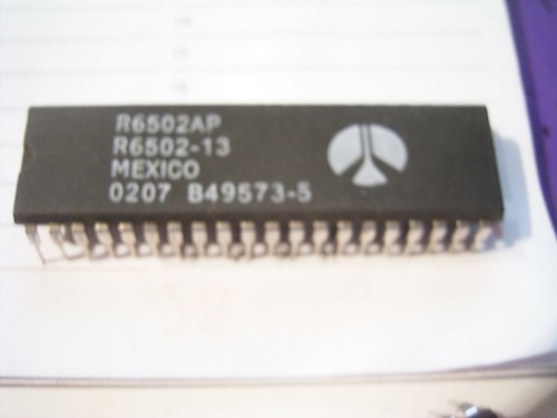 6502 cpu c64 rockwell - p/ap,
