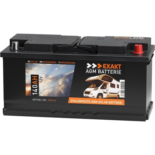 Agm solarbatterie 12v 140ah - agm,