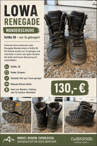Lowa renegade wanderschuhe - renegade,