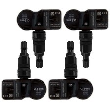 4 TPMS sensors black plug &