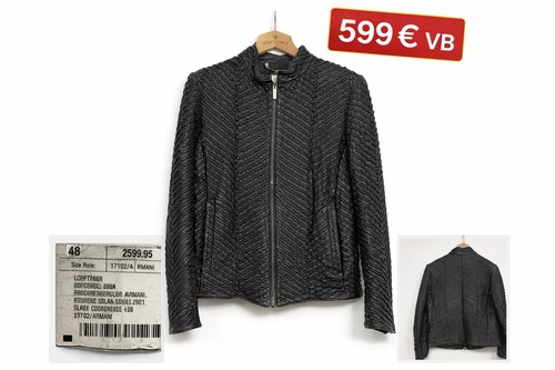 Giorgio armani lederjacke - giorgio,