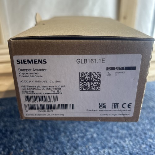 Siemens dämpferantrieb glb161 - siemens,