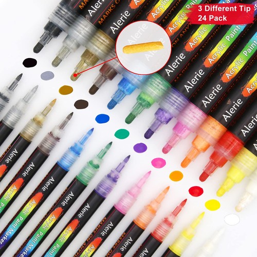 24st set acrylfarbe - set, marker