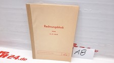 RECHNUNGSBLOCK DDR EVP BLOCK RECHNUNG RAR ALT OSTALGIE GDR VEB TRÖDEL ANTIK