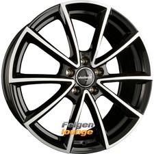 4 Alufelgen 2DRV WH28 Schwarz