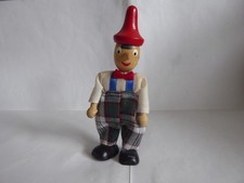 Pinocchio Holzbiegefigur 15 cm Vintage