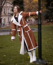 Exklusives Woll-Cape-Mantel