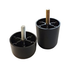 Schwarz Kunststoff Einschraub