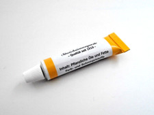 Tubenpaste GELB Herold f. Streich-/Abziehriemen Lederfett, SOLINGEN Made Germany