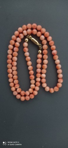 Vintage korallekette zierliche - vintage,