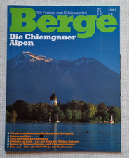 BERGE Nr. 56 Sep./Okt. 1992 "Die Chiemgauer Alpen" 84 Seiten Magazin/Zeitschrift