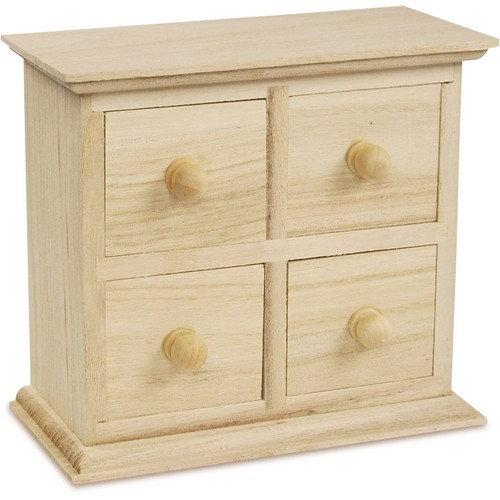 Mini kommode aus - holz, zum