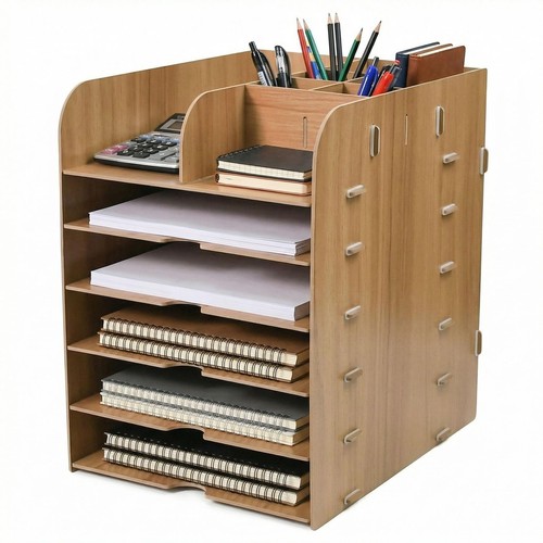 Schreibtisch organizer holz - schreibtisch, 5
