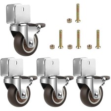 Möbelrollen Gummi U-Förmig