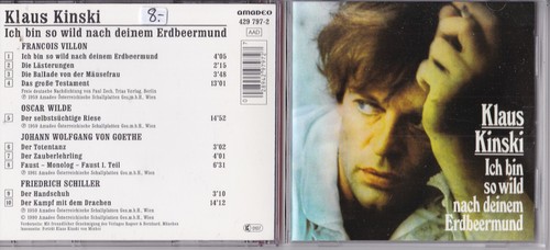 Klaus kinski ich bin wild - bin, so