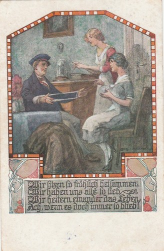 Beschriebene künstlerkarte - beschriebene,