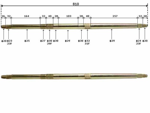 Hinterachse atv 150 quad - atv,