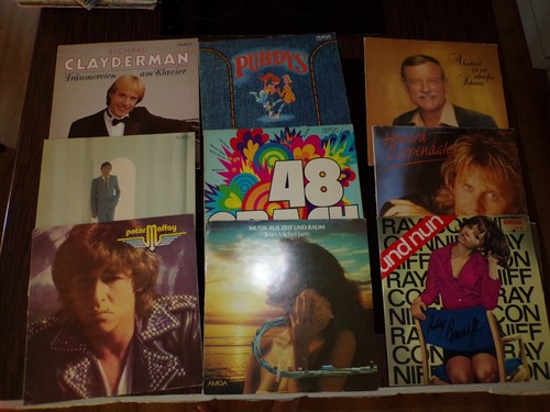 Amiga 9 schallplatten - lp,