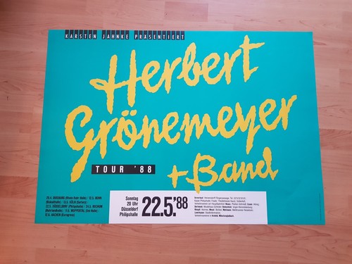 Original konzertplakat - gr.,