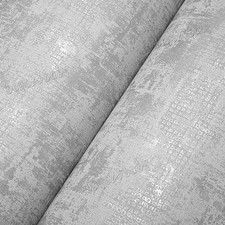 Betonoptik Tapete Silber Putz