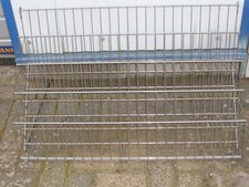 Zeitungsverkaufs Regal Chrom  zum einhängen  in ein Metallregal