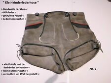 " Kinderlederhose - Wildleder
