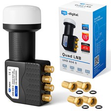 Quad LNB LNC LMB 4 Teilnehmer direkt Wetterschutz HDTV Digital QUATTRO SWITCH