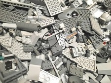 Lego® Steine Kilo Grau Platten 1 Kilo kg Bausteine Mix Gemischt Konvolut  Basic