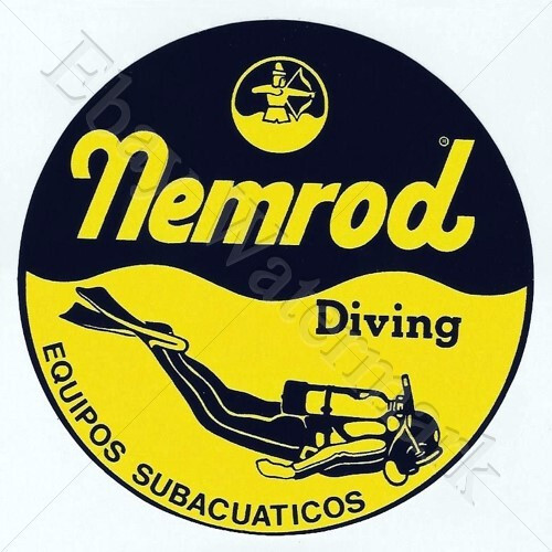 Nemrod diving decal sticker - decal,